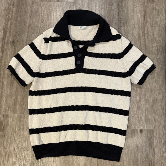 Zara Knit Polo - Picture 1 of 2